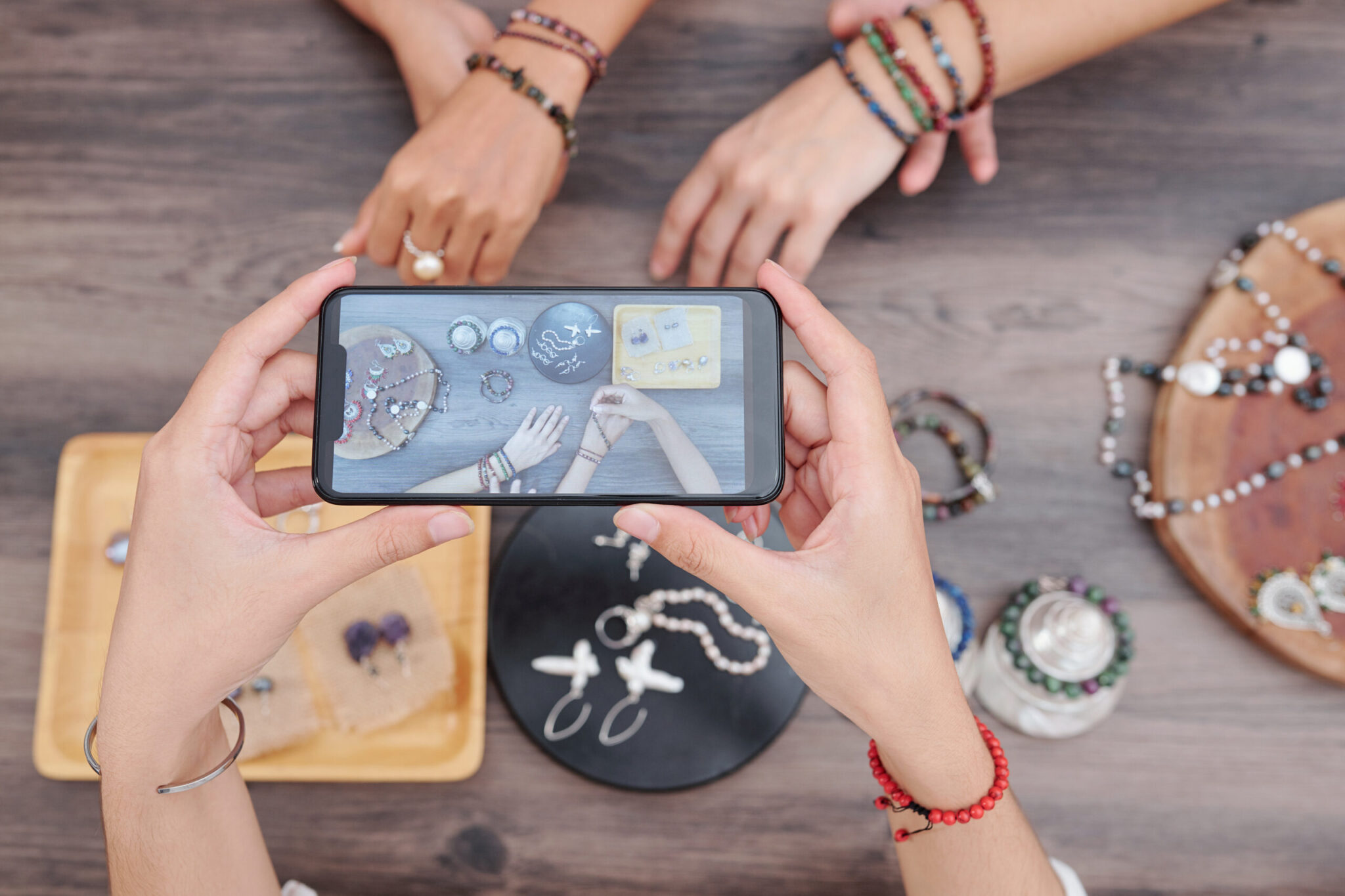 Taking photo of handmade jewelry Taking photo of handmade jewelry